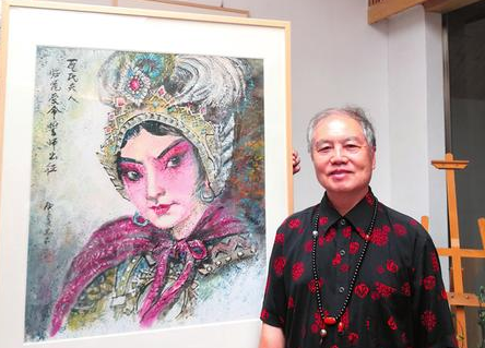 戏曲人物画家张忠安妙手丹青将梨园人物入画