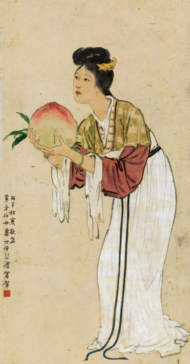 徐悲鸿书画作品仙姑献寿拍卖价13,800,000RMB