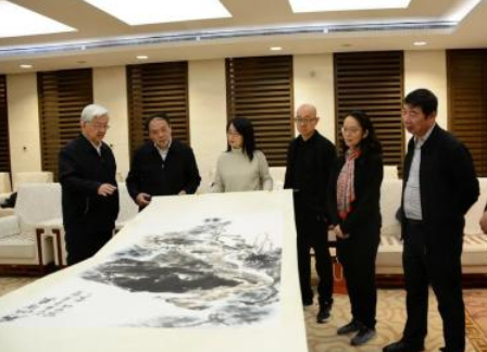 著名书法家曹柏崑向天津博物馆捐赠书画作品