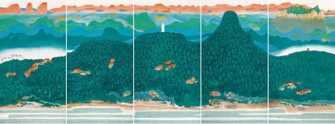 画家陈家泠《西柏坡》以1380万元成交
